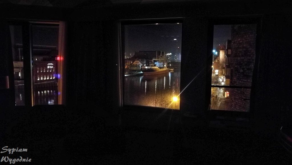 Hilton Gdańsk - widok z okna